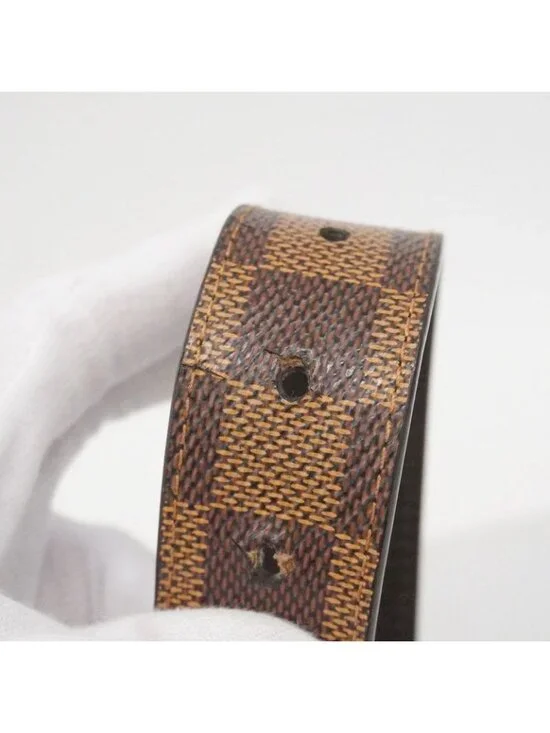 ★SOLD★ Louis Vuitton Belt Damier Ceinture Carre Ebene - Picture 5 of 9